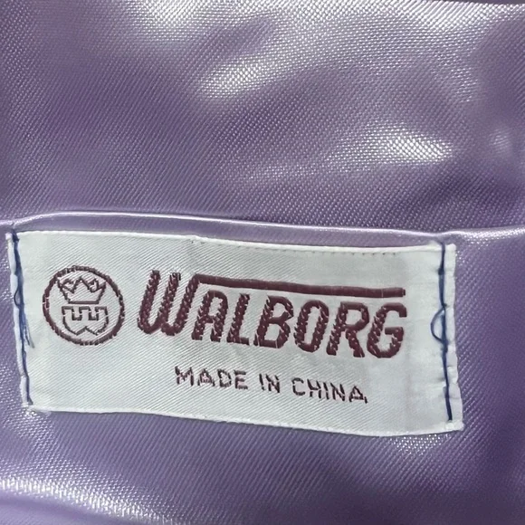 Walborg Glass Beaded Lavender Clutch Excellent Condition - Picture 5 of 7